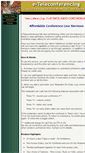Mobile Screenshot of e-teleconferencing.com
